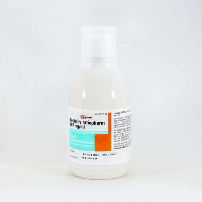 LACTULOS RATIOPHARM 667 mg/ml oraaliliuos 300 ml bild 2