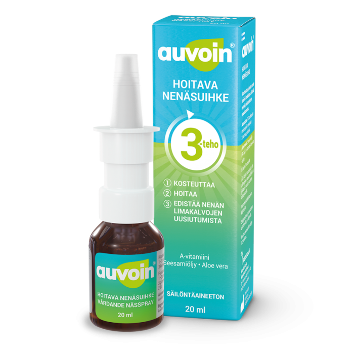 Auvoin hoitava A-vitamiini nenäsuihke 20 ml bild 4