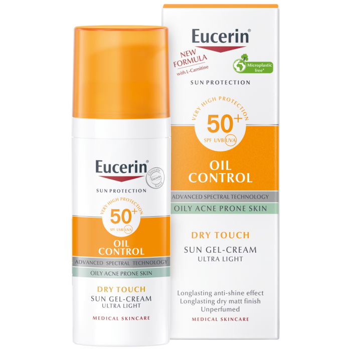 Eucerin Sun Gel-Cream Oil Control SPF50+ pullo 50 ml bild 2