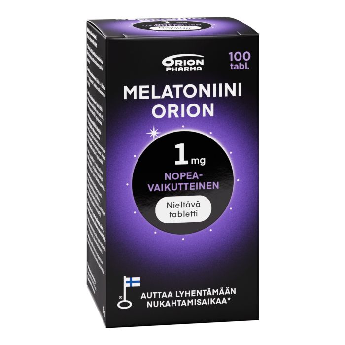 MELATONIINI ORION 1 MG NIELTÄVÄ 100 TABL bild 2