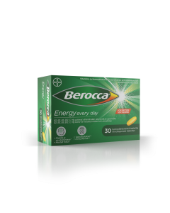 BEROCCA ENERGY TABLETTI KALVOPÄÄLLYSTETTY 30 kpl