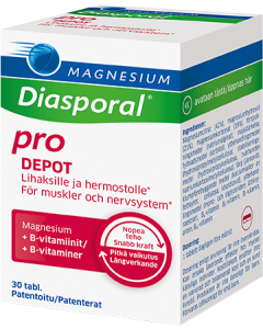 Diasporal Magnesium DEPOT +B-vit Complex 30 kpl