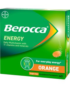 BEROCCA ENERGY ORANGE PORETABLETTI 60 kpl