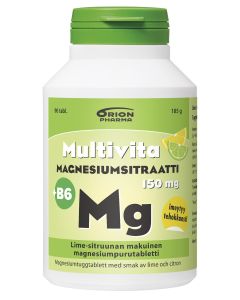 MULTIVITA MAGN.SITR+B6 LIME-SITR. 150MG 90 PURUTABL