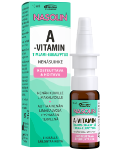 NASOLIN A-VITAMIN TIMJAMI-EUKALYPTUS NENÄSUMUTE 10 ml