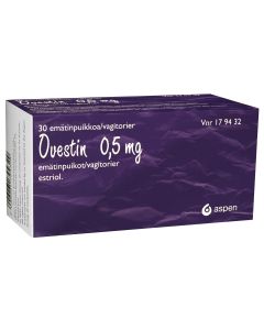 OVESTIN 0,5 mg emätinpuikko 30 fol