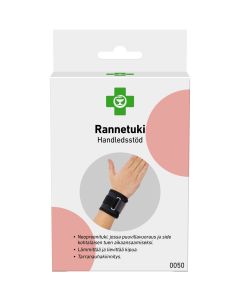 Apteekki rannetuki M, musta X1 kpl