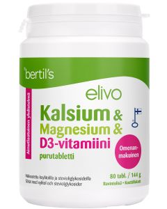 ELIVO KALSIUM-MAGNESIUM-D 80 PURUTABL 