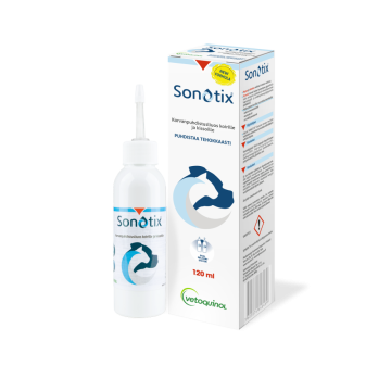 Sonotix korvanpuhdistusliuos koirille 120 ml