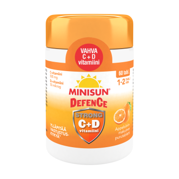 Minisun Defence Strong C+D-vitamiini 60 tabl