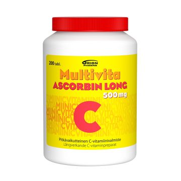 MULTIVITA ASCORBIN LONG 500 MG 200 TABL