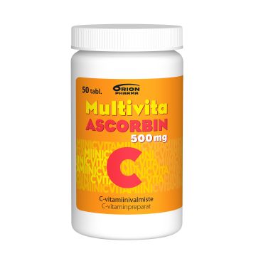 MULTIVITA ASCORBIN 500MG 50 TABL