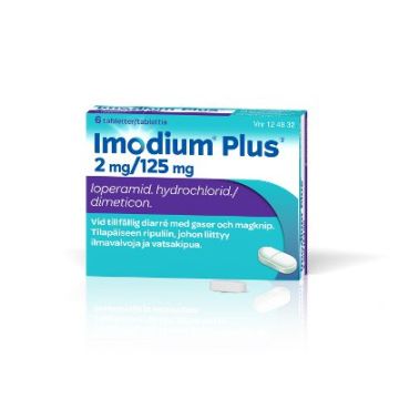 IMODIUM PLUS 2/125 mg tabl 6 fol