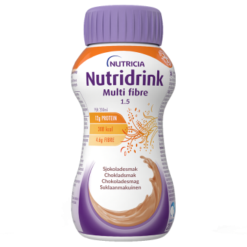 NUTRIDRINK MULTI FIBRE KAAKAO 4x200 ML