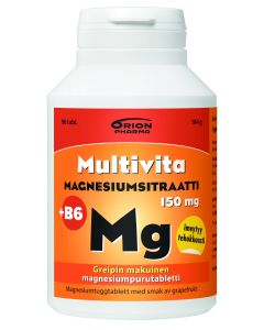 MULTIVITA MAGN.SITR+B6 GREIPPI 150MG 90 PURUTABL