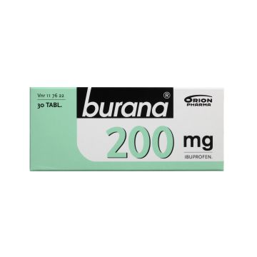 BURANA 200 mg tabl, kalvopääll 30 fol