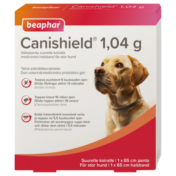 CANISHIELD lääkepanta 1,04 g suurille koirille, 65 cm 1 pss