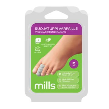 Mills Suojatuppi varpaille, S 2 kpl