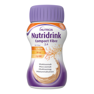 Nutridrink Compact Fibre mokka 4x125 ml