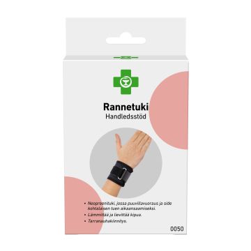 Apteekki rannetuki M, musta X1 kpl