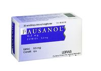 PAUSANOL 0,5 mg emätinpuikko 20 fol