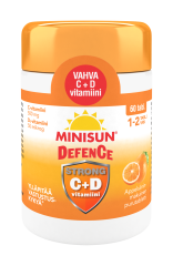 Minisun Defence Strong C+D-vitamiini 60 tabl