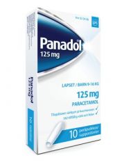 PANADOL 125 mg peräpuikko 10 kpl